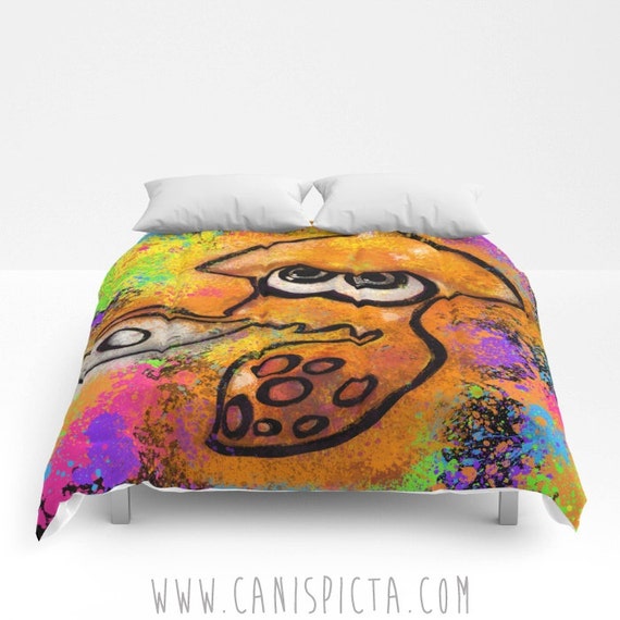 Splatoon Squid Comforter Video Game Twin Xl Full Queen King Etsy