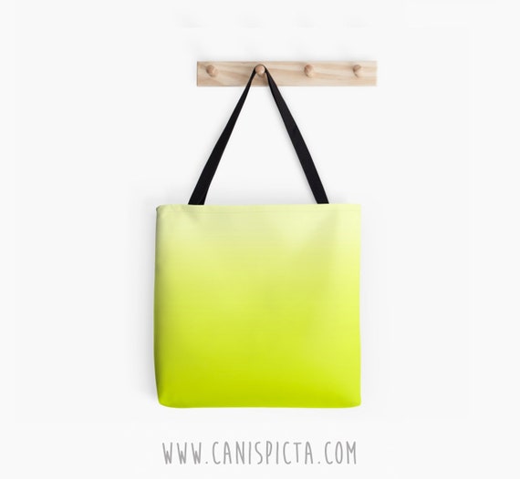 neon yellow purse