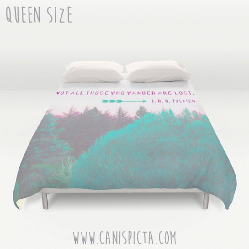 Lord Of The Ring Duvet Cover Woodland Queen King Full J R Image 0