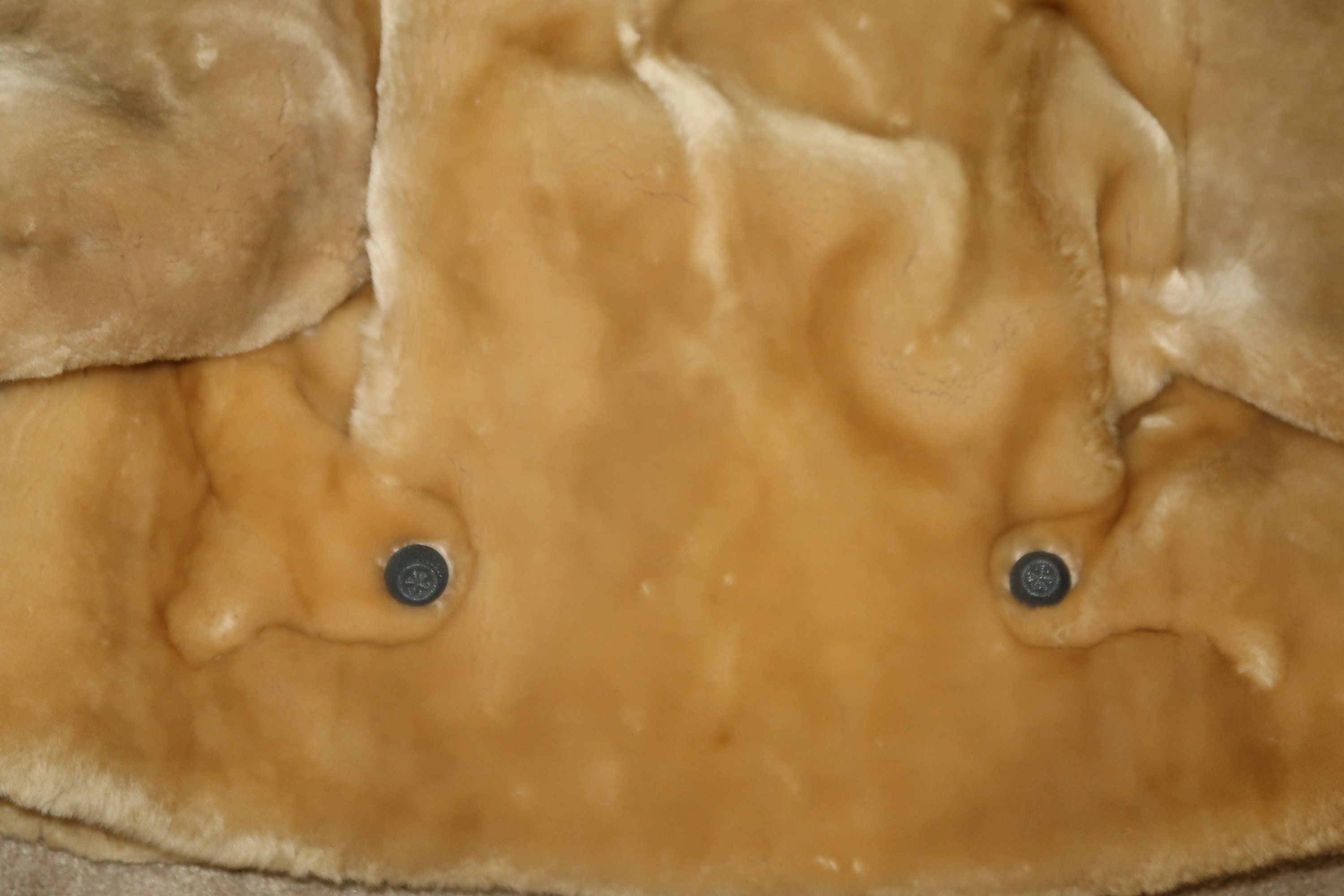 1930s Unlabeled Sheared Beaver Collared Evening Cape w Silk Lining