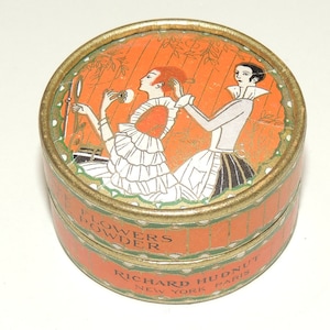 1940s  Richard Hudnut 3 Flowers Face Powder Miniature box