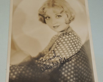 1930s Movie Star Picture, Alice White