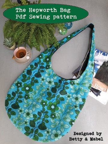 1-hour Sling Bag DIGITAL Pattern -   Sling bag pattern, Hobo bag  patterns, Bag pattern