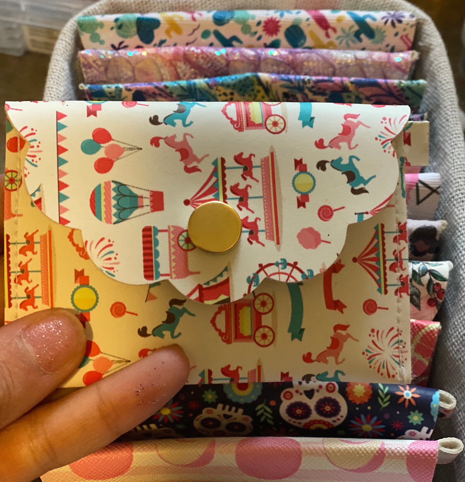 Personalized Keychain Coin Purse Etsy