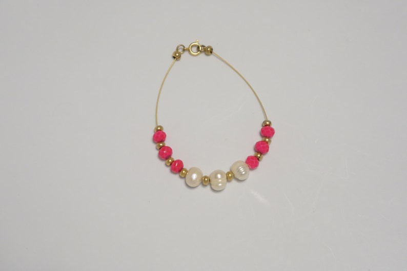 Custom Beaded Wire Bracelet with Clasps