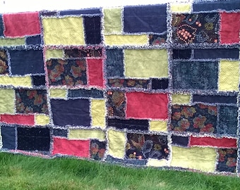 Fields of Love Rag Quilt Pattern PDF Instant Download