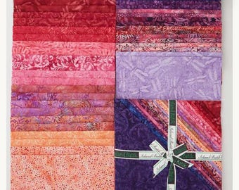 Let's Do The Twist Quilt Kit: Kaffe Fabric & More, 57" x 65" Pattern