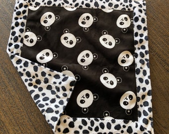 Panda Minky Lovey Blanket