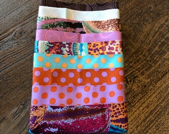 A Charm of Hope Quilt Kit With Kaffe Fassett Fabric, OOP Shades of Plum 3