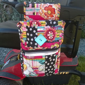 Wheelchair Or Walker SaddleBag Pattern PDF Instant Download