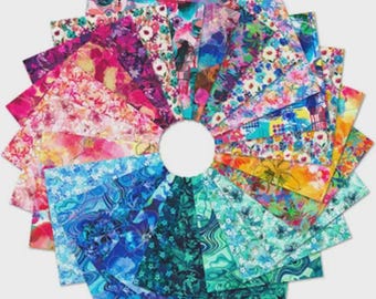 Tumbleweed Quilt Kit: Ready, Set, Sew Precut 5 inch Charm Squares & Pattern Garden Art