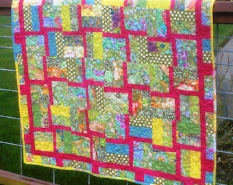 Simply Jelly Quilt Pattern PDF Instant Download, Made With A Jelly Roll