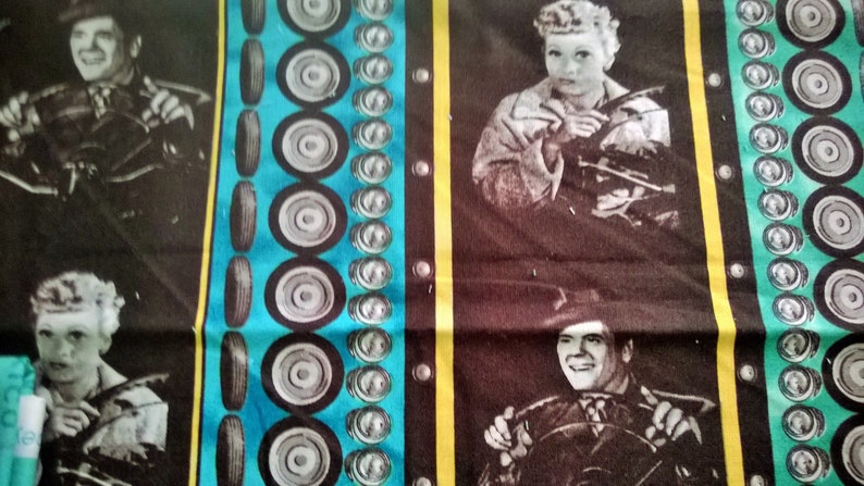 LAST 1 I Love Lucy Route 66 Car Show Precut Bag Kit I Love Lucy Car Show /& Batik Fabric set of handles Includes: The Stroller Pattern