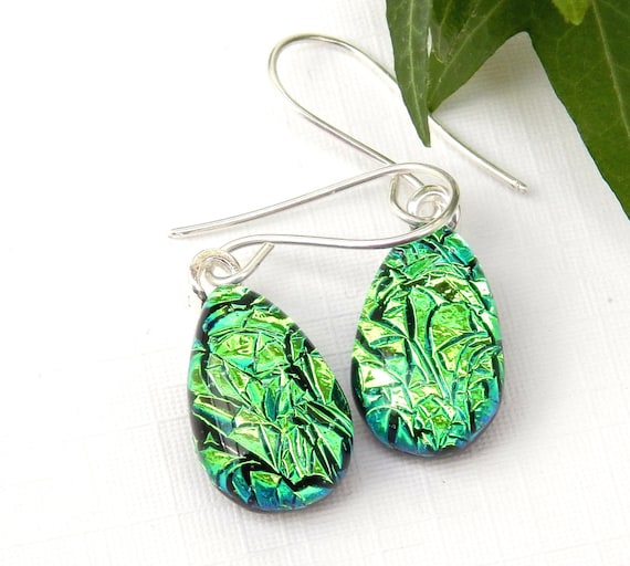 Sterling Silver Enamel Sparkle Glitter Oval Hook Dangle Earrings Sterling Silver Enamel Sparkle Glitter Oval Hook Dangle Earrings