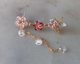 Flower Garden Ear Cuff