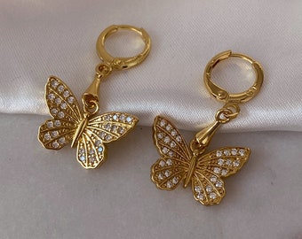 Fairy Butterfly Hoops