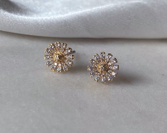 Super Tiny Sunflower Studs