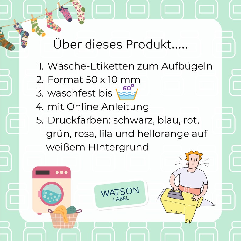 personalisierte Bügeletiketten Wäscheetiketten mit Namen Motiv Auto in 7 Farben, Namens Aufkleber, Etiketten personalisiert Bild 5