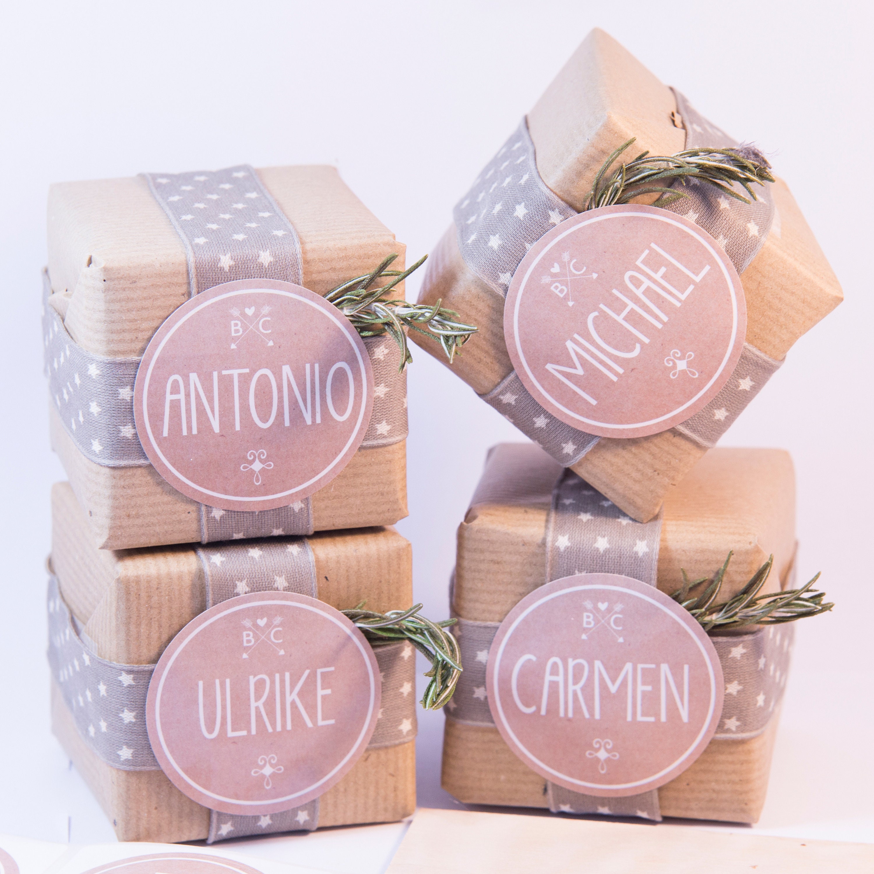 5 sheets brown kraft paper labels 210 x 297 mm Etsy