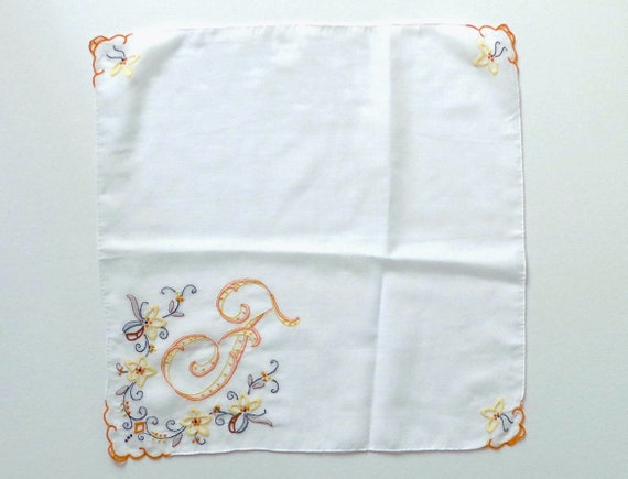 小物 1900s Hand Embroidery Handkerchief Vintage Embroidered Handkerchiefs - Etsy