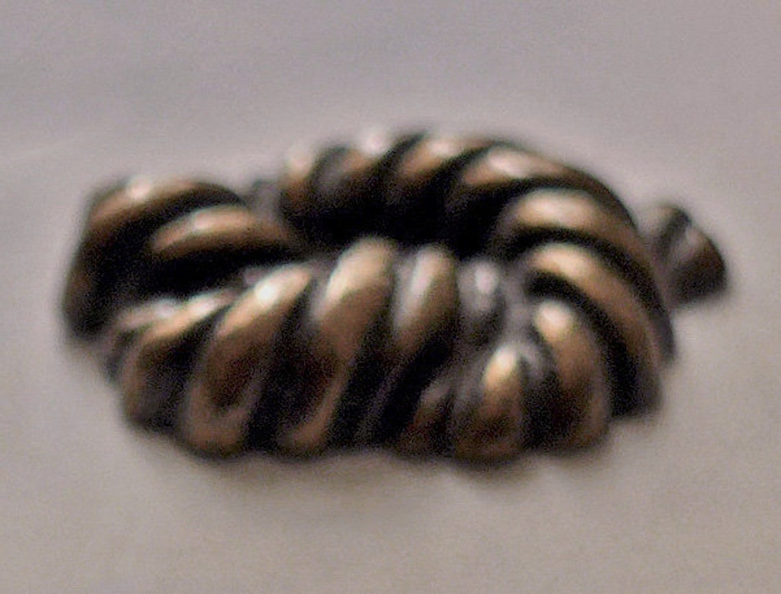 Metal Button a Realistic Rope Knot Antique . A Realistic | Etsy