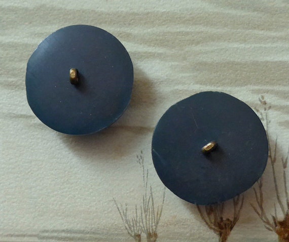 Lot De 28 Boutons En Bois De Cerf Style Corne - Taille Variable, Vintage