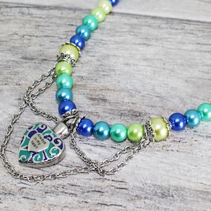 Always in My Heart Beaded Urn Necklace