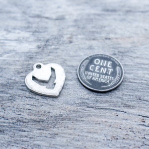 USAF Emblem Heart Charm
