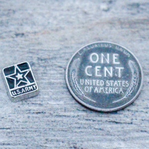 Army Emblem Floating Locket Charm