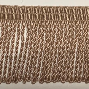 2&quot; caramel bullion fabric trim 24 yards Conso E12