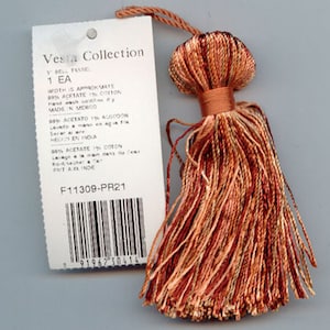 3&quot; desert  sand bell tassels lot of 6 conso pr21