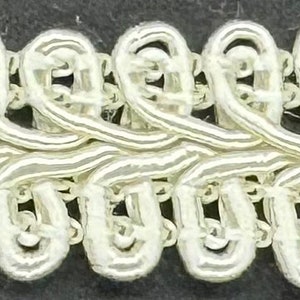1/2"  Ivory French Gimp Chinese Gimp Fabric Trim 18 Yards Trimming