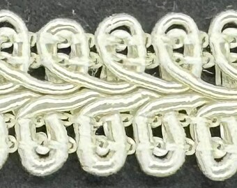 1/2" elfenbensfärgad fransk gimp kinesisk gimp tygkant 18 yards kantband