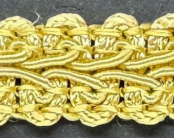 1/2" Jasny antyczny złoty francuski chiński warkocz Gimp Braid Fabric Trim 9 jardów