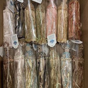 Lot of 8 assorted key tassels
