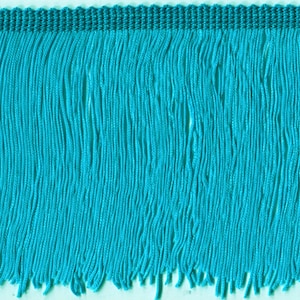 5&quot; Turquoise Chainette Fringe Fabric Trim 10 YARDS