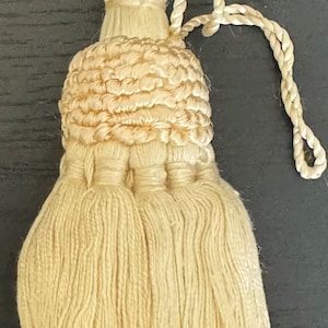 4&quot;  Cream  Crown Tassel Tassels Lot Of 4 Home Decor