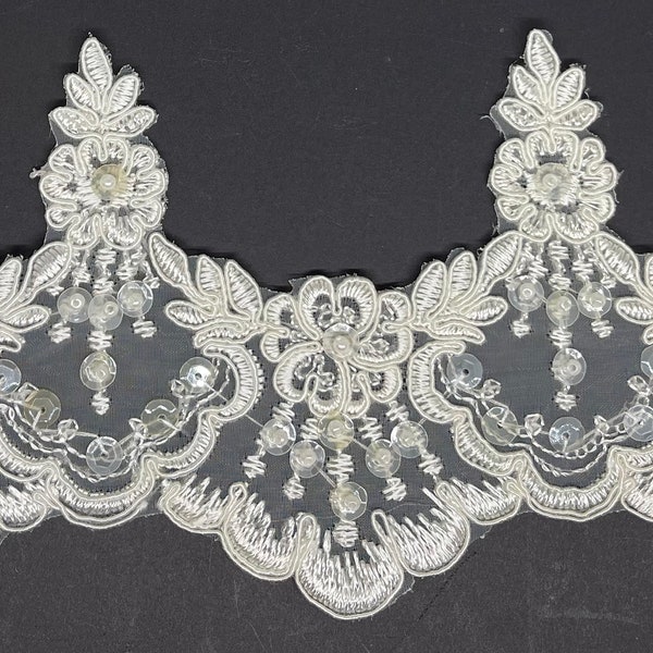 Ivory Trim Lace Sorcha