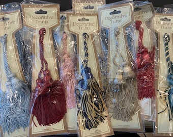 Lot Of 8 Assorted Chair  Tie Tassels