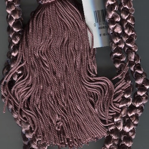 lavender tieback 23&quot; cord spread 5&quot; tassel lot of 2 Conso H11 tie back chair tie