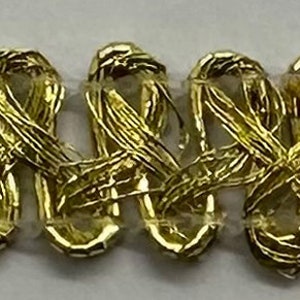 3/8&quot; Metallic Gold French Gimp Chinese Gimp Braid Fabric Trim 16 Yards