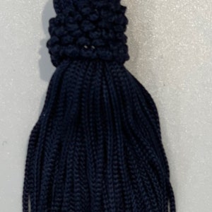 3&quot; Navy Blue Chainette Crown Tassel Tassels Lot of 12 Conso M52