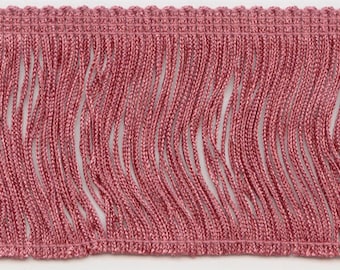 DecoPro Frangia Chainette CF06 Light Rose - 12,5 Metri Di Bordo Decorativo Per Cucito E Fai Da Te