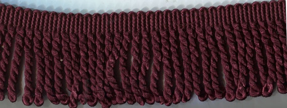 9.1 Meter Value Pack|Burgundy 64mm Bullion Fringe Trim|Style
