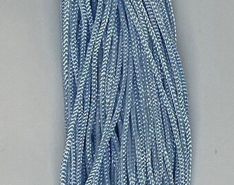 6" light blue chainette crown tassel lot of 12