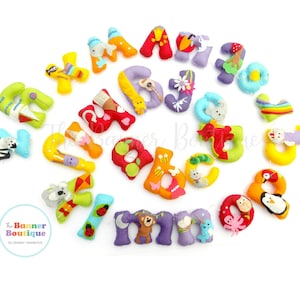 Sew your own felt alphabet garland. Felt garland. Kit instructions. Craft kit.  Nursery decor. DIY craft