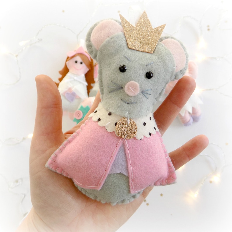 Sew your own Nutcracker garland kit. Felt sewing kit. Felt Etsy