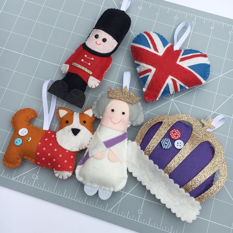 PDF Pattern for Set of Jubilee Themed Decorations. Digital Etsy