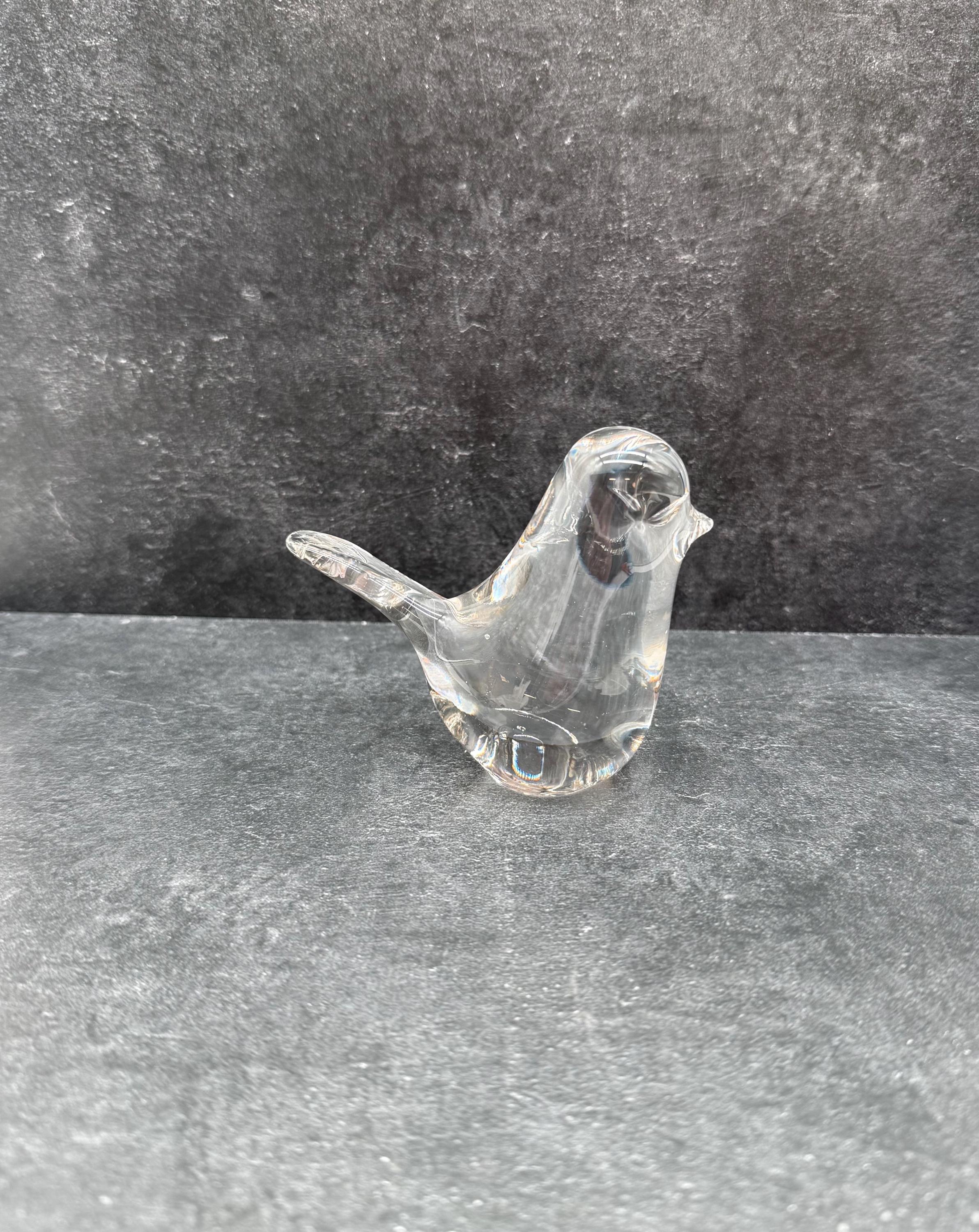 DECRZPB Glass Figurine Amber Bird Dove Sparrow Handmade Blown Crystal Glass Paperweights Glaze Art For Table Ornaments Home Decor
