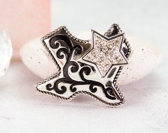 Texas Rhinestone Star Pendant